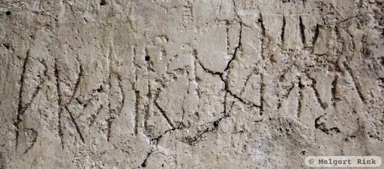 Fotografi av Runristning G177A, L1975:1574 taget av Melgert Rink