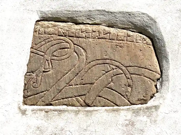 Fotografi av Runristning U416, L2016:8125 taget av Niklas Vackerdag