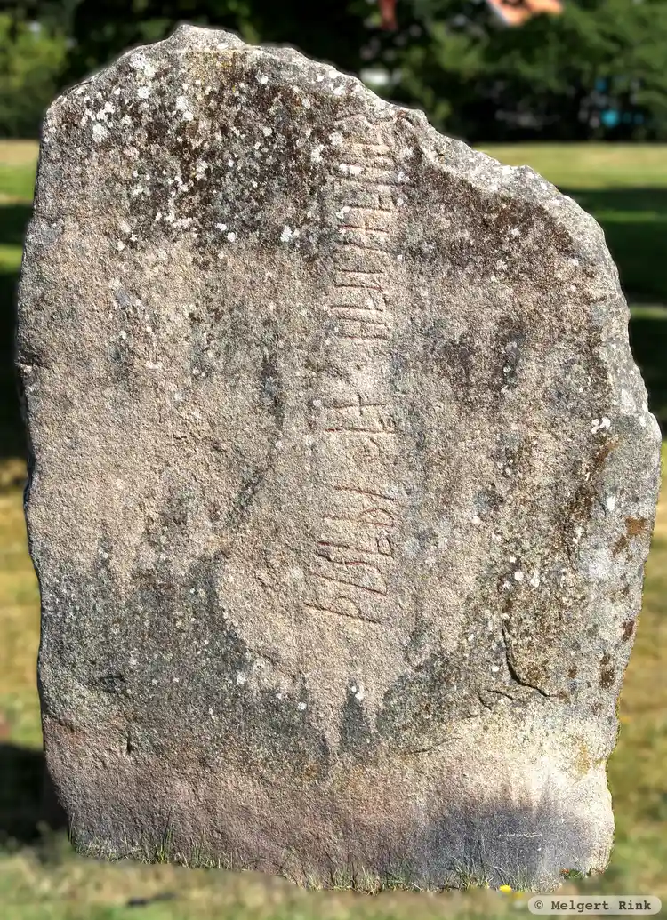 Fotografi av Runsten Kallebystenen, BoKJ61, L1967:2867 taget av Melgert Rink