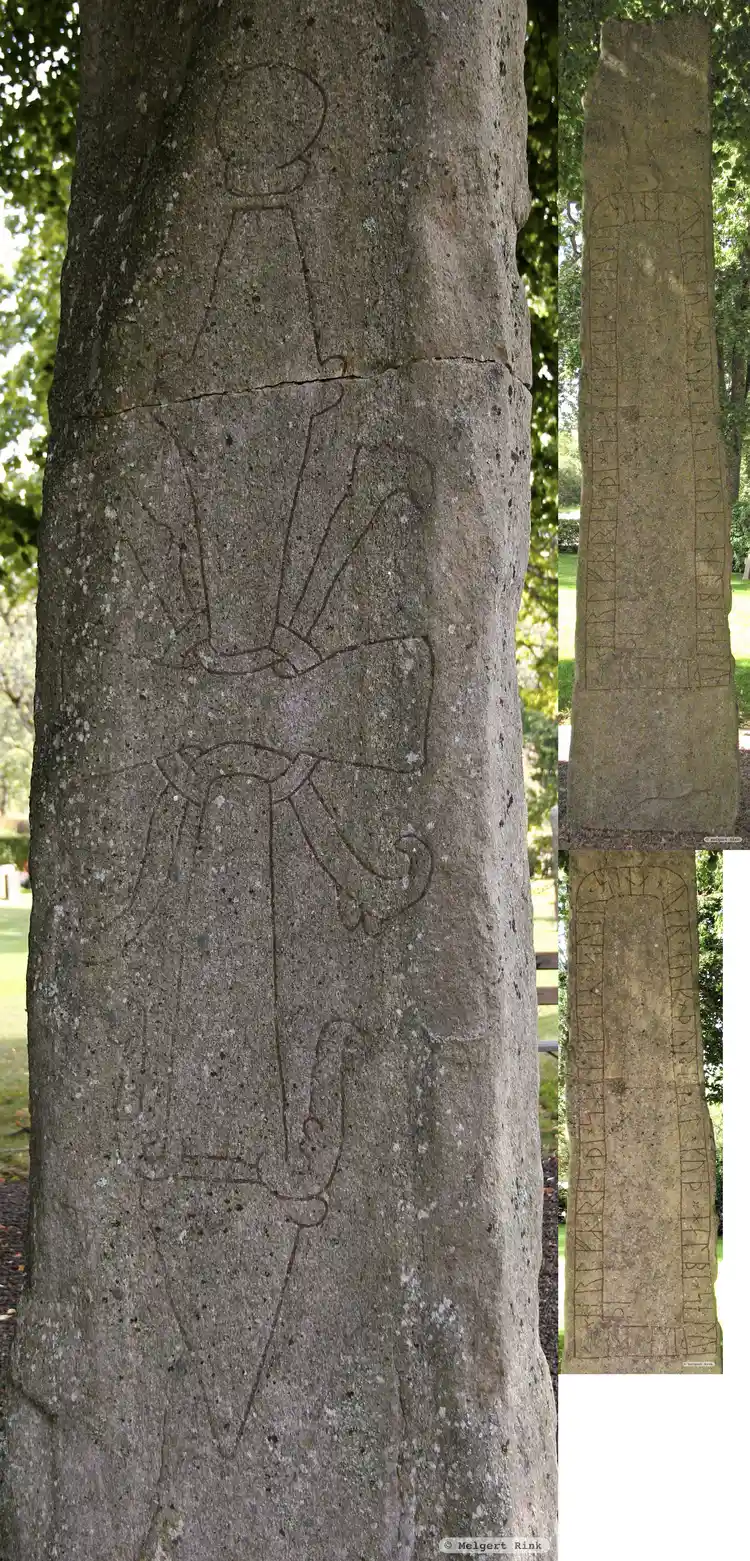 Fotografi av Runsten Levenestenen, Vg117, L1962:9474 taget av Melgert Rink