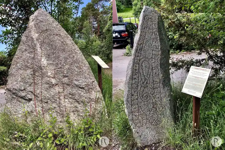 Fotografi av Runsten U393, L2015:2362 taget av Niklas Vackerdag